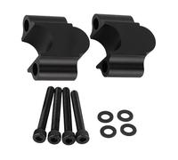 Hand Bar Riser- 7/8'' 22mm Universal Aluminum Alloy Handbar Riser Motorcycle Handbar Rising Clamp Compatible with KAWASAKI YAMAHA SUZUKI DUCATI Victory (Color : Black)