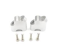 Hand Bar Riser For Suzuki For V-storm Dl 250 650 1000 Motocycle 28mm Handlebar Riser Clamp Mounts Motorcycle Handbar Rising(WHITE)