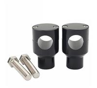 Hand Bar Riser For V-Star 650 1100 For Road For Star 1600 1700 Motorcycle Handlebar Riser Bracket Clamp Kit 22MM 25MM Motorcycle Handbar Rising(25mm Black)