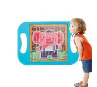 Hand Bead Maze | Handheld Bead Puzzle Balance Maze,Fun Interactive Kids Activity Board Party Favors for Thanksgiving, Easter, Children's Day