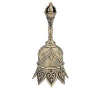 Hand Bell,Servant Bell | Brass Instrument Vintage Chime Noisemaker Cowbell Loud Handbell for Church Meditation Events Wedding Sporting Classroom