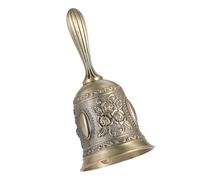 Hand Bell Service Bell Call Vintage Metal Hand Bells Dinner Bell Wedding Bell Hand Call Bells for Seniors Bedside,1 Pack