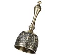 Hand Bell Service Call Bell Call Vintage Metal Dinner Hanbells for Counter Reception Ringing at Wedding and Seniors Bedside