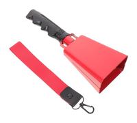 Hand Bell Sports Cowbell with Mount for Football Games, Red