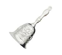 Hand Bell | Vintage Relief Christmas Bells | Aesthetic Decorative Hand Held Bell for School Church Weddings Hotels Kitchen Ringing