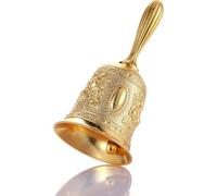 Hand Bell, Wedding Bell, Metal Dinner Bells, Teacher Classroom Chime, Extra Loud Call Game Bells for Christmas, Counter Reception Chime, Handbell for Elderly and Adults