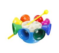 ＡＷＨＡＯ Hand Bells Music Teaching Musical Learning Toy 8 Note for Boys Girls Kids