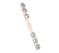 Hand Bells Rattle Shaker Orff Percussion Children Musical Toy Toddler Musical Instruments Single Row Handheld Tambourin Hand Bells Rattle Shaker Orff Percussion Instrument