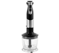 Hand Blender, 12-Speed Turbo Mixer With Stainless Steel Blade, Multifunctional Immersion Blender For Soup Smoothie Nut Meat, Efficient Splash Proof Design, Detachable Shaft For Easy Cleaning
