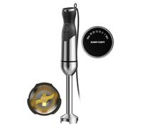 Hand Blender Speed Settings Stainless Steel Black