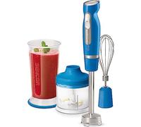 Hand Blender with 6 Blades Titanium/Ice Crash, Blue