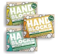 Hand Blocks: Mixed 3 Pack with Essential Oils - Cold Processed Natural Soap Bars - Plastic, Palm, SLS, SLES & Paraben Free
