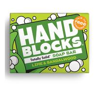 Hand Blocks Totally Solid Soap Bar - Lime & Sandalwood - 100g