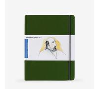 Hand Book Journal Company : Drawing Journal : 10.5x8.25in : Large Portrait : Cadmium Green