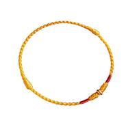 Hand Braided Red Rope Adjustable Good Luck Handchain Stylish Bangle for New Year Gifts and Celebration Red String, One Size, as described, as described