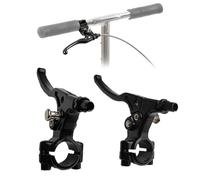 Hand Brake for Knee Walker, Elderly Scooter Rollator Brake Replacement with Manual Brake Lock, Aluminum Alloy Brake Assembly, 2 PCS Walker