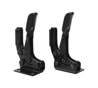 Hand Brake Kit Flat-Mount Wheel Lock Pair with Ergonomic Handle | Wear-resistant Friction Pad, Metal Lever Design, Single-handed Operation, Fits Rear Wheel Brake Handles