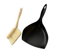 Hand Broom and Dustpan - Compact Dust Removal - Desk Cleaning Small Broom and Dustpan | for Kitchen Tabletop Bedroom Living Room Counter Crumbs Pet Litter