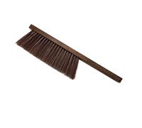 Hand Broom Brush, Dust Brush for Cleaning, Wood Block Hand Brush, Soft Bristle Cleaning Brush for Car Bed Furniture Clothes Garden Couch Draft (Straight Shank)