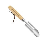 Hand Bulb Planter Stainless Steel Garden Tool for Planting Bulbs and Transplanting Seedlings with Ash Wood Handle
