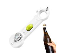 Hand Can Opener, Can Opener Manual - 6-in-1 Can Cutter, Jar Opener for Kitchen and Restaurant, Manual Glass Bottle Opener, Kitchen Aid for Hobby Chefs