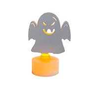 Hand Candle Holder 13in Mexican Large LED Tabletop, 13x4. 3in Table Topper Decorations for Day of the Dead De Muertos Altar Halloween Carnival Party Supplies (B, One Size)