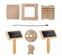Hand Carder for Wool Hand Carder for Wool Wooden Brushes, Pack of 8 Wool Comb, Wool Carder, Professional Yarn Brush for Wool Mixing Board for Needle Felting Wool