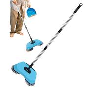 Hand Carpet Sweeper - Non Electric Kitchen Sweeper - Adjustable Handle Sweeper, Floor Cleaning Tools for Home, Indoor and Outdoor Sweeping