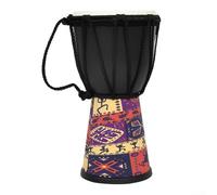 Hand carved Colourful Djembe Drum, Adjustable Tuning, Global Popularity (E)