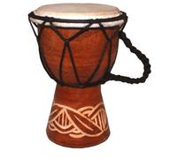 Hand Carved Fair Trade Small Djembe Drum - Great Djembe Drum for Children! (Height: 15cm)