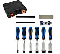 Hand Carving Chisels 6 PCS Wood Carving Hand Chisel Tool Set Wood Working Tools Chisel Kit, Made of Cr-V Construction