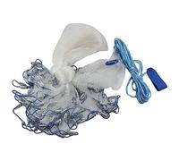 Hand Cast Fishing Net 4.2m Outdoor Nylon Hand Throw Fishing Mesh Netting Twine Net Spin Bait Casting Sinker Mesh Bait Trap Throw Net for Bait Trap Fish (4.2m)
