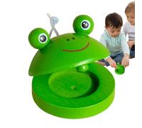 Hand Castanets Animal Percussion Musical Instrument with String for Children Early Education Rhythm for Boys Girls Ages 3 Years Old Apprentice Music Accessory
