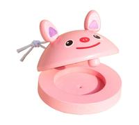Hand Castanets Animal Percussion Musical Instrument with String for Children Early Education Rhythm for Boys Girls Ages 3 Years Old Apprentice Music Accessory