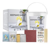 Hand Casting Kit Couples,Holding Hands 3D Keepsake Craft Kit,Gift for Her,Plaster Hand Mold Casting Kit - Couples Gift