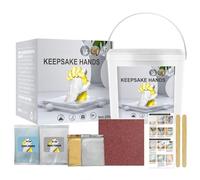 Hand Casting Kit Couples - Holding Hands 3D Keepsake Craft Kit - Gifts for Her - Plaster Hand Mold Casting Kit - Couples Gifts - 3D Hand Model Adult Keepsakes, Art Deco Sculpture