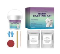 Hand Casting Kit,Plaster Keepsake Handmade Molding Kit,Holding Hands Molding - for Family Adults Boyfriend Girlfriend Valentines Date Mothers Day Christmas Wedding