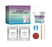 Hand Casting Kit, Plaster Keepsake Mold, DIY Handmade Craft Set, Family Friendship Bonding Activity with Boyfriend Girlfriend Valentines Mothers Day Christmas Wedding, Home Decor Gift for Parents