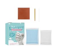 Hand Casting Kit, Plaster Powder Decor, Couples Hand Mold Casting Kit with Detail Capture Formula, Keepsake Gift for Wedding Christmas Couples Wife Parents Mom Girlfriend Family Husband Use