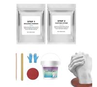 Hand Casting Kit,Self Made Christmas Materials for Manual Work | Couple Hands Forming Kit,Day,Hands,Birthday,Wife,Husband,Mom,Dad & C