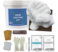 Hand Casting Kits Couple | Hand Moulding Kit Couples for Holiday Activities, with Base & Card Stand Molding Kits, Gifts for Couples, Wedding, Friends, Plaster Hand Mold Casting Kit