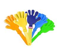Hand Clappers to Cheer Up, 5 Pack Hand Clappers Noisemakers Cheer Noise Makers Finger Noise Makers or Sporting Events Basketball Football Game Party Favors, Random Color (28cm)