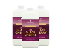 Hand Cleansing Sanitiser Foam, No Alcohol Foaming Hand Sanitizer Dispenser - Black Cherry 1 Litre Refill Pack of 3
