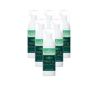 Hand Cleansing Sanitiser Foam, No Alcohol Foaming Hand Sanitizer Dispenser - Mint & Eucalyptus (50 ml (Pack of 6))