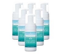 Hand Cleansing Sanitiser Foam, No Alcohol Foaming Hand Sanitizer Dispenser - White Lotus & Seagrass (100ml Pack of 6)