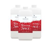 Hand Cleansing Sanitiser Foam, No Alcohol Foaming Hand Sanitizer Dispenser - Winter Spice - 1 Litre Refill Pack of 3