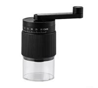 Hand Coffee Grinder 35 Levels Ceramic Grinder External Adjustable (Black)
