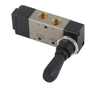 Hand Controlled Air Valve, Tire Changer Assist Helper Arm Control, Professional Aluminum Alloy Switch with Self Reset Function, 1/4" Pipe Connector for Tire Repair and Maintenance