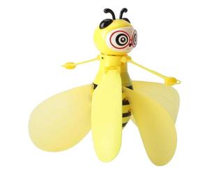 Hand Controlled Flying Bee Toy - Rechargeable LED Induction Aircraft, Mini Infrared Sensor Suspended Drone For Kids, Indoor & Outdoor Hovering Bee Toy, Birthday & Christmas For Boys & Girls