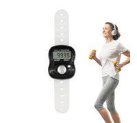 Hand Counter - Di | Digital Finger Tally Counter Stop Button | Mini Portable Digital Display with Lap Counter | Hand Counter for Coaching Knitwear C